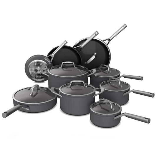 Juego de Ollas Ninja Foodi NeverStick Premium 16 Pzas Antiadherente Inducción Negra